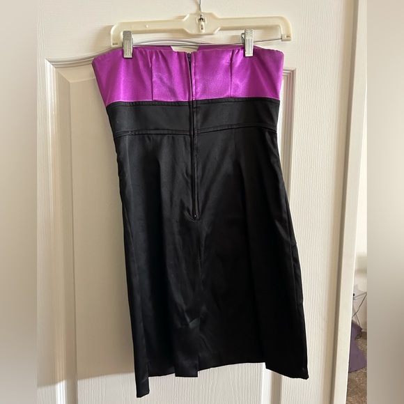 Black and Purple Teeze Me Dress - Picture 2 of 4